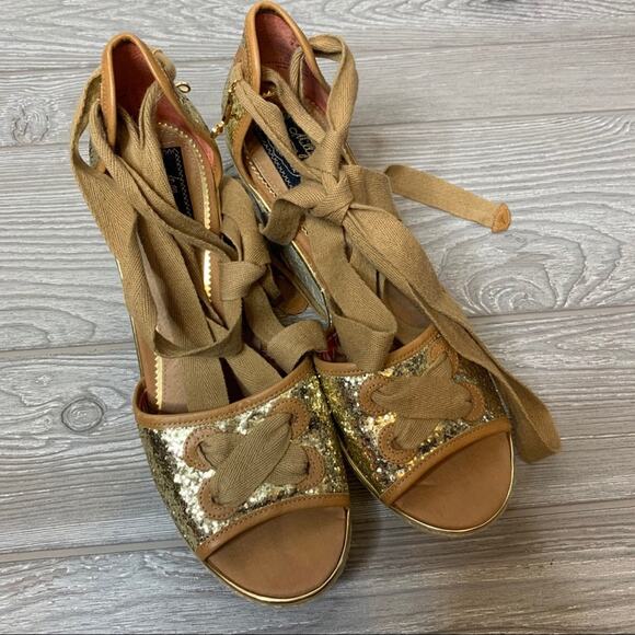 Milly Sperry Top-sider Palm Beach Glitter wedges - Picture 8 of 9